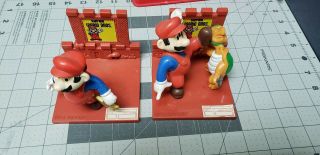 2 Vintage 1988 Nintendo Mario Brothers Trophy Figures.  Rare