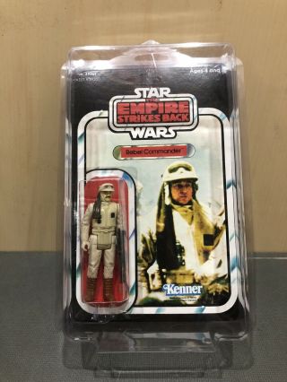 Recarded 1980 Vintage Kenner Star Wars Empire Strikes Back Rebel Commander 41