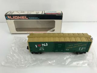 Vintage Lionel O Scale Train Freight Car " I Love Jersey " Box Car 19909