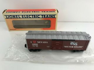 Vintage Lionel O Scale Train Freight Car " I Love Nevada " Box Car 19926