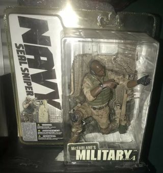 Mcfarlane Military Series 4 Navy Seal Sniper Action Figure Nib