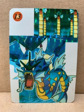 Pokemon Carddass Holo Foil Card/sticker Gyarados Hypno Vending Machine