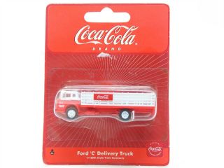 N Scale Athearn 10202 Coca - Cola Brand Ford " C " Delivery Truck Vehicle
