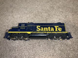 Santa Fe 5628 Model Train Railroad Engine Ho Scale Vintage Mantua Tyco Read