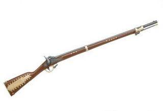 Miniature Mississippi Indian Long Rifle Western 1841 Cowboy Marx Gun 1/6 Scale