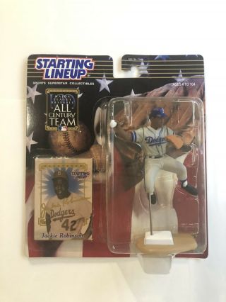 Jackie Robinson / Los Angeles Dodgers 2000 Mlb All Century Team Starting Lineup
