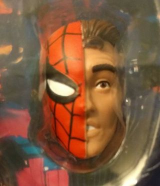 Marvel Legends Retro Spider - Man Figure Peter Parker Spidey Sense Head Half Mask