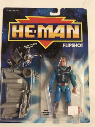 Vintage 1989 Mattel The Adventures Of He - Man Flipshot Action Figure