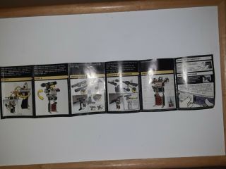 Transformers G1 Megatron Instruction Booklet 3