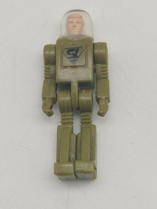 Capsella 1988 Spacelink Kit Driver Pilot Olive Green Mini Figure 1.  5 " Astronaut