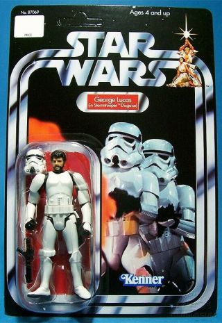 Star Wars Ugh Ultra Rare George Lucas In Stormtrooper Disguise.  Momc