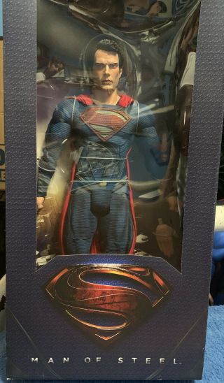 Neca Man Of Steel Action Figure,  1/4 Scale - Superman Henry Cavill Reel Toys Nib
