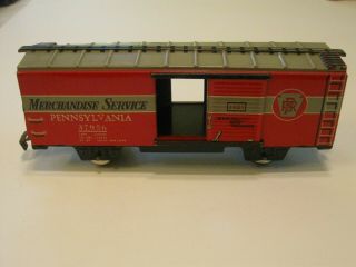 Vintage Marx Tin Litho 7 inch Pennsylvania Merchandise Service 37956 Box Car 2