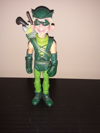 Dc Direct Mad Just - Us League Of Stupid Heros - Alfred E Neuman Green Arrow