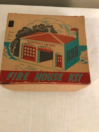 Plasticville Fire House Kit,  Fh - 4 With Box