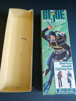 Vintage 1964 Gi Joe Action Sailor Box Only