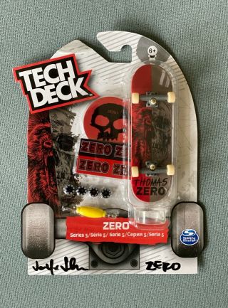 Zero Tech Deck Signed By Jamie Thomas