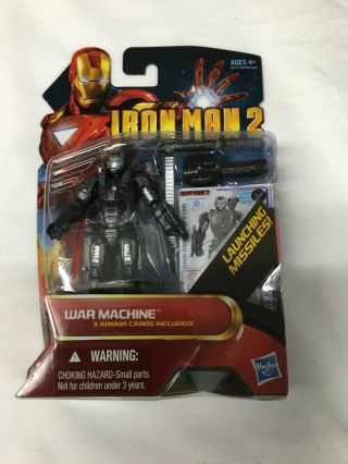 Iron Man 2 Movie Series 12 War Machine 3.  75 " Launching Missles Moc