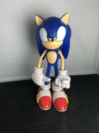 Jazwares Modern Sonic The Hedgehog Deluxe 10 Inch Figure 20th Anniversary Rare
