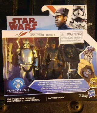 Star Wars The Last Jedi: Finn (first Order Disguise) & Captain Phasma