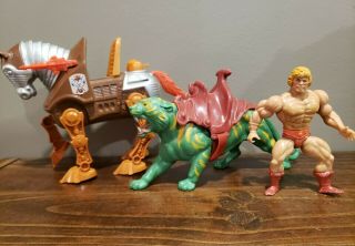 He - Man Masters Of The Universe 1980s Vintage Action Figures Motu