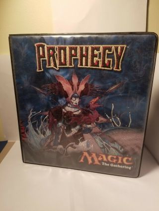 2000 Magic The Gathering Mtg Prophecy Ultra Pro 3 Ring Binder Album 81335 B