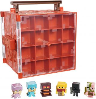 Minecraft People Mini - Figure Nether Collector Case Accessory Christmas Gift Kids