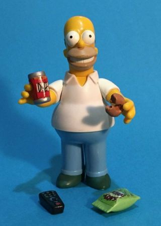 2001 The Simpsons Wos Interactive Figure - Homer - Series 1 - Complete
