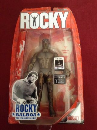 Rocky " The Philly Legend " Limited 1 Of 1000 Action Figure Jakks Pacific