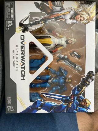 Overwatch Ultimates Series Pharah And Mercy Collectible Action Figures 2 Pack