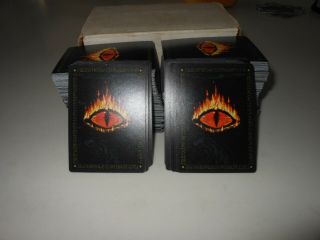 1995,  1996 Tolkein Enterprises Eye Of Sauron/middle Earth/lotr Game Cards