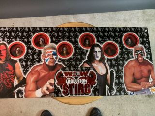 Wcw Evolution Of Sting Action Figure Set In Great Shape Wwe Figures