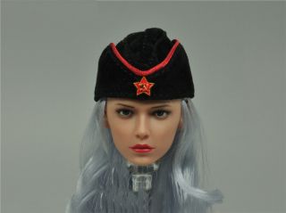 Flagset Fs 73029 1/6 Red Alert Soviet Female Officer Katyusha Pilotka Cap Model