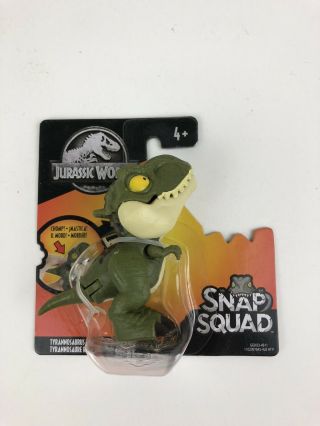 Jurassic World Snap Squad Tyrannosaurus Rex Dinosaur Mini Figure T - Rex Chomp