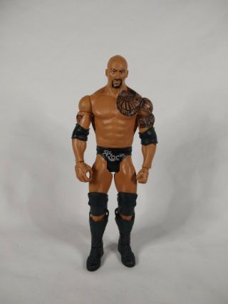 Wwe The Rock Dwayne Johnson Elite Wrestling Figure Mattel 2011