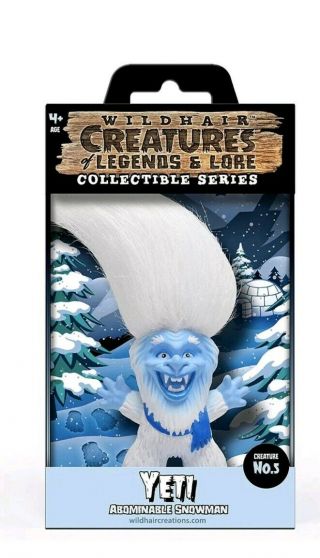 Wild Hair Creatures Of Legends & Lore Yeti Wildhair Abominable Snowman Troll