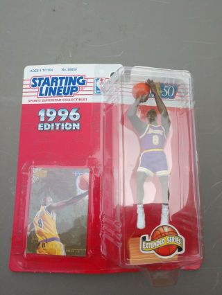 1996 Kobe Bryant Starting Lineup Extended Rookie Figure W/ Skybox Rookie Card
