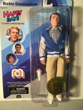 Richie Cunningham Action Figure Doll 8” Limited Edition Happy Days Collectible