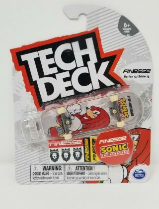 Tech Deck Series 13 Ultra Rare Finesse Sonic The Hedgehog