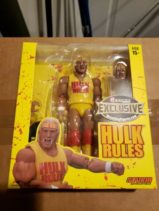 Wwf Wwe Storm Collectibles Hulk Hogan “hulk Rules” Rsc 1/3000 Exclusive Figure