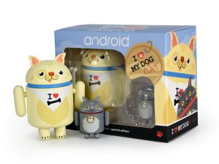 Android Mini Collectible 2018 Spec Ed.  - I Love My Dog And Cat By Katherine Park