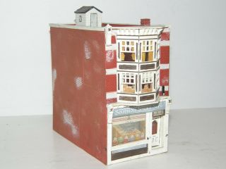 Ho Scale 3 Story South Street Smoke Shop / Residence Above.  Rustic
