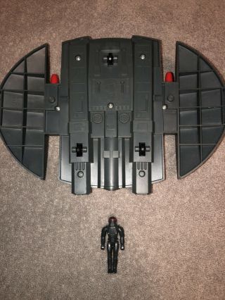 BATTLESTAR GALACTICA Vintage 1978 Cylon Raider With Missiles And Pilot 2