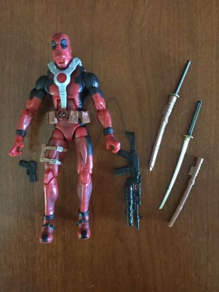 Marvel Legends Deadpool Epic Heroes Modern Variant In Red Rare X - Force