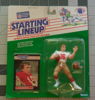 Starting Lineup Joe Montana 1989 San Francisco 49ers Nfl Kenner