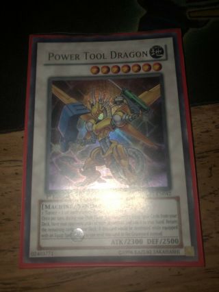 Yugioh Power Tool Dragon Ultra Rare 1st Edition Rgbt - En042 Lp