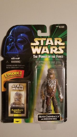 Star Wars Chewbacca Hoth Power Of The Force Flashback Photo Kenner Figure