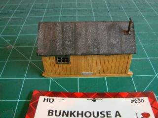 Campbell Scale Models 0230,  Logging Bunkhouse A,  Craftsman Kit,  Built, 2