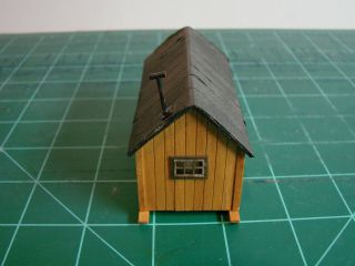 Campbell Scale Models 0230,  Logging Bunkhouse A,  Craftsman Kit,  Built, 3