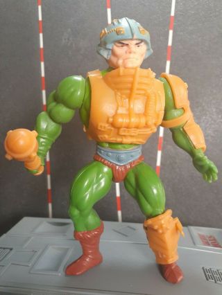 Man - At - Arms 1982 Masters O/t Universe Motu Vtg Complete He - Man Action Figure